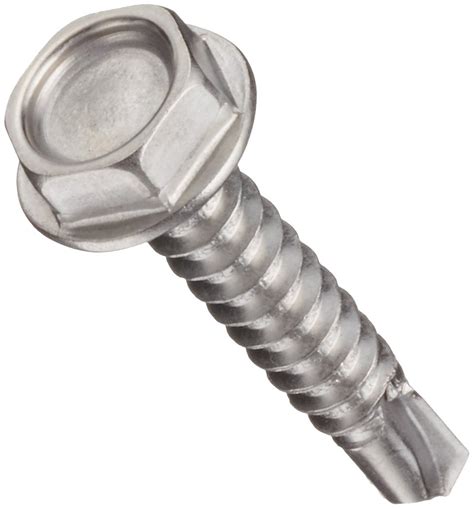 white hex head sheet metal screws|self drilling hex head screws.